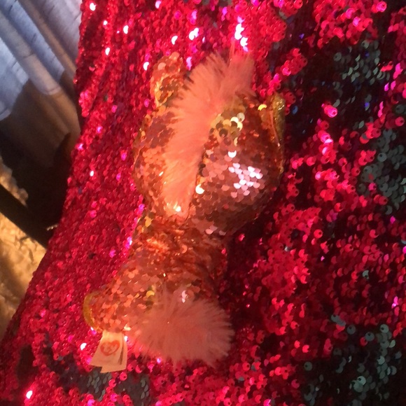 (2) Small TY Beanie Baby Unicorn 🦄 Stuffed Toys - Picture 6 of 17